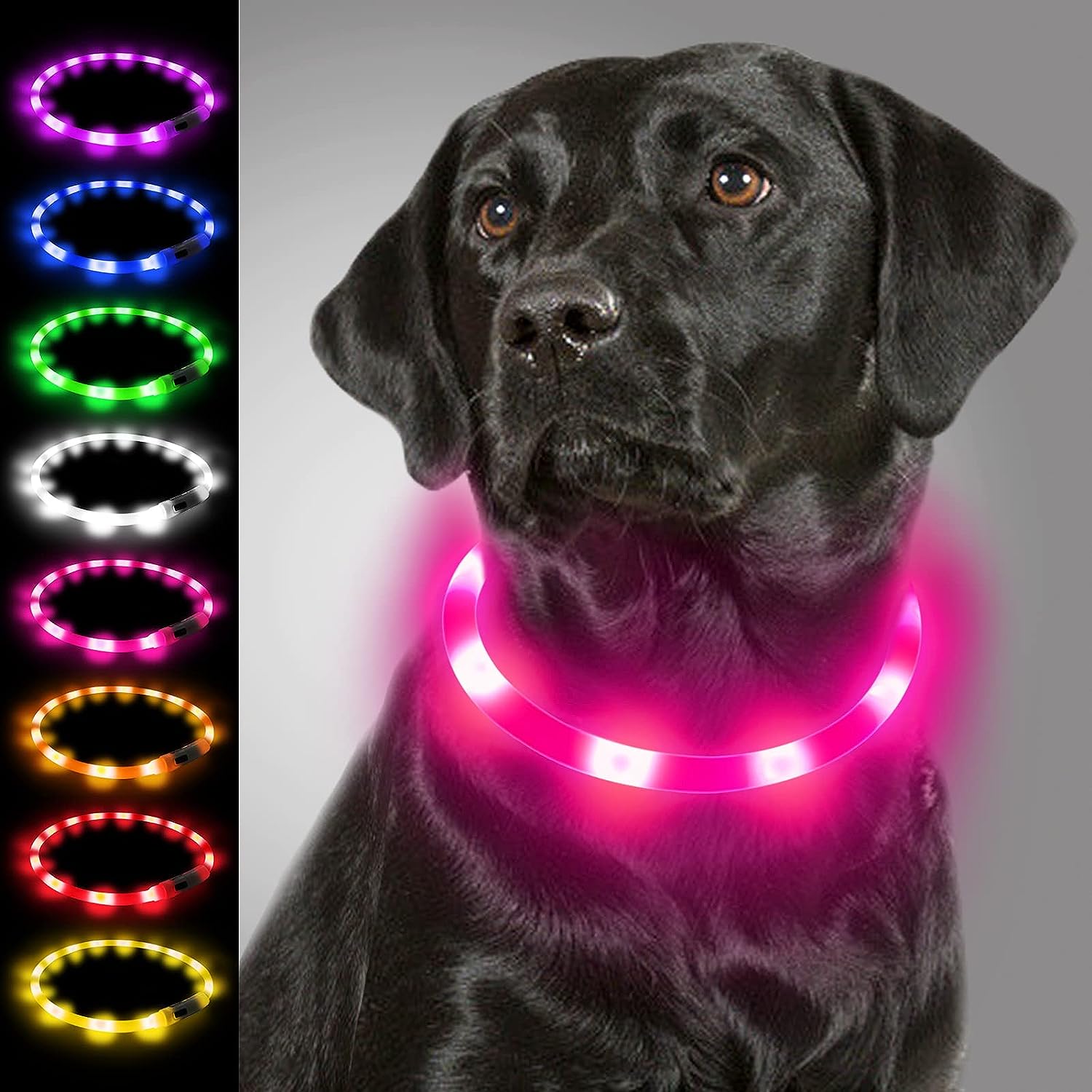 Collier lumineux LED rechargeable — vue 10