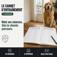 Carnet d'entraînement chien, suivez les progrès PERROWALL : le bénéfice essentiel