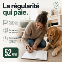 Carnet d'entraînement chien, suivez les progrès PERROWALL : en situation réelle