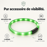 Collier lumineux LED rechargeable PERROWALL : caractéristiques clés