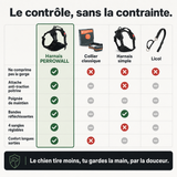 Harnais anti-traction chien, confort et contrôle PERROWALL : comparatif