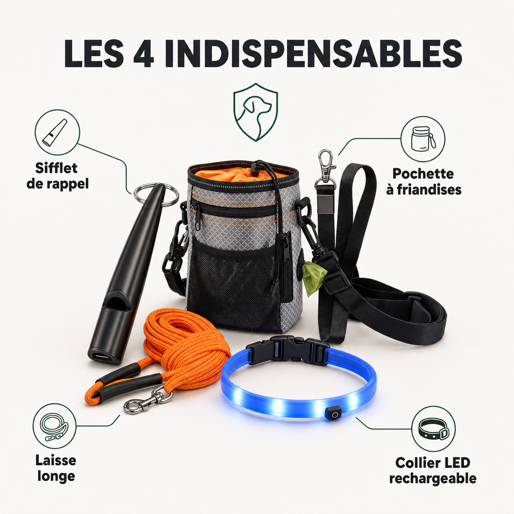Kit d’accueil chien, 4 essentiels PERROWALL : le contenu du pack