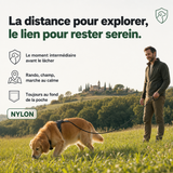 Laisse de travail longe chien, rappel en liberté PERROWALL : en situation réelle