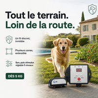 SafeSpace Eco-Choice, clôture anti-fugue reconditionnée PERROWALL : en situation réelle
