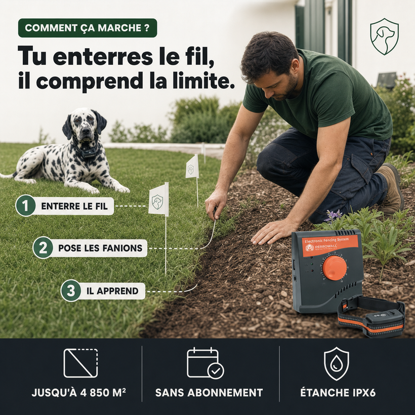 SafeSpace, clôture anti-fugue filaire PERROWALL : comment ça marche