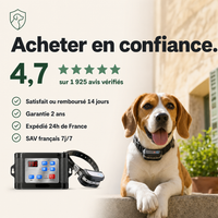 SafeZone, clôture anti-fugue sans-fil pour chien PERROWALL : garanties et réassurance