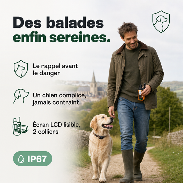 Collier de dressage SecureTouch longue portée