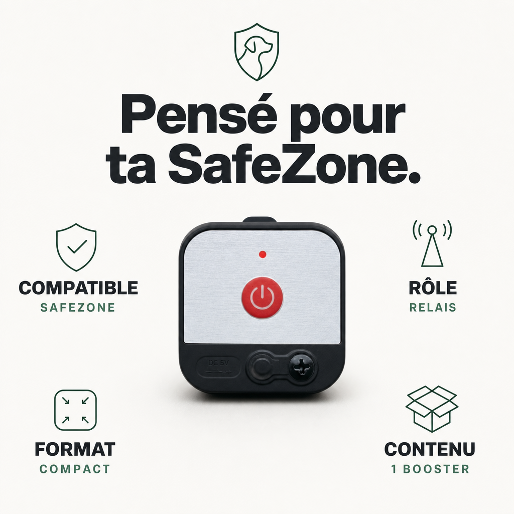 Signal booster pour clôture sans fil SafeZone PERROWALL : caractéristiques clés